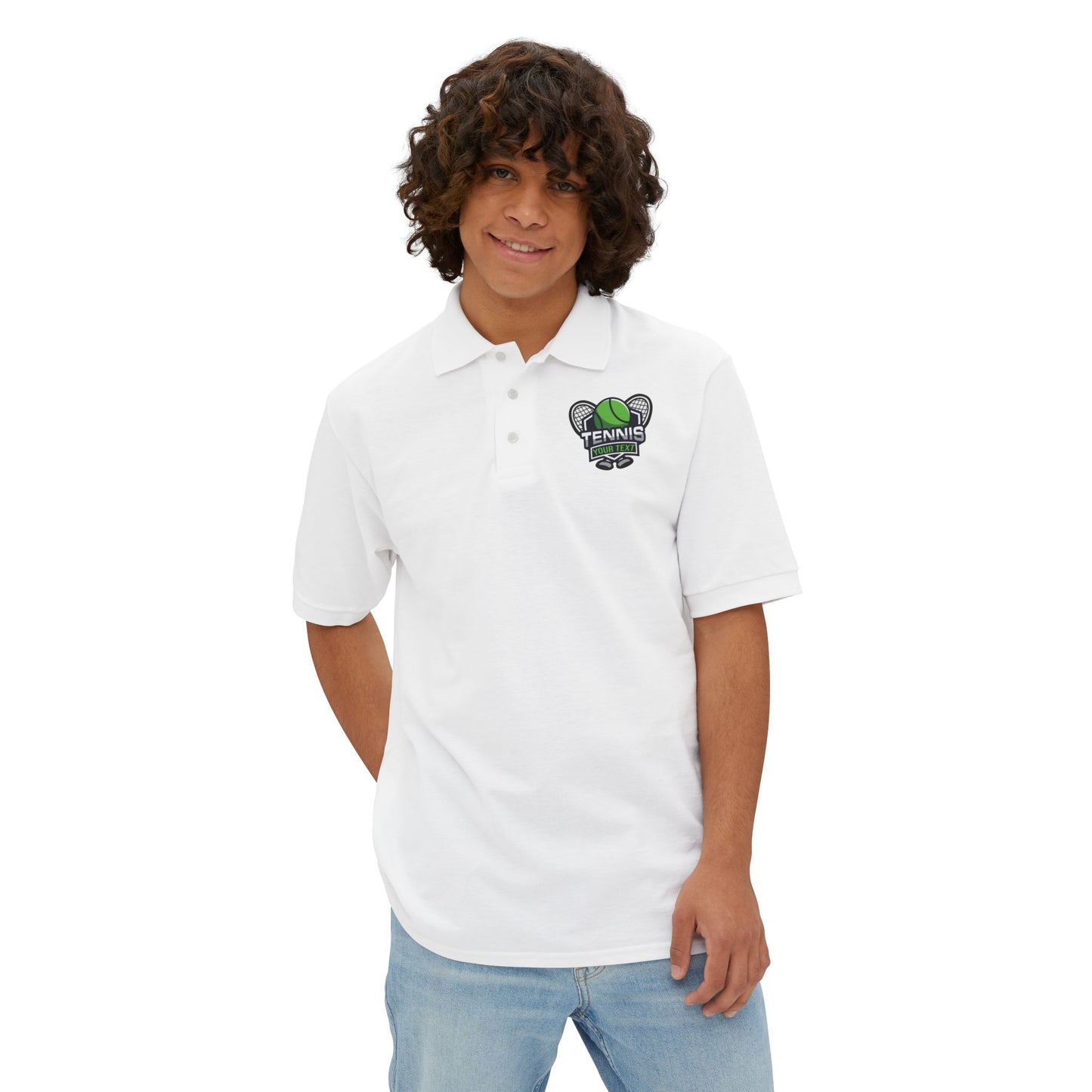 Custom Tennis Jersey Style | Men's Piqué Polo