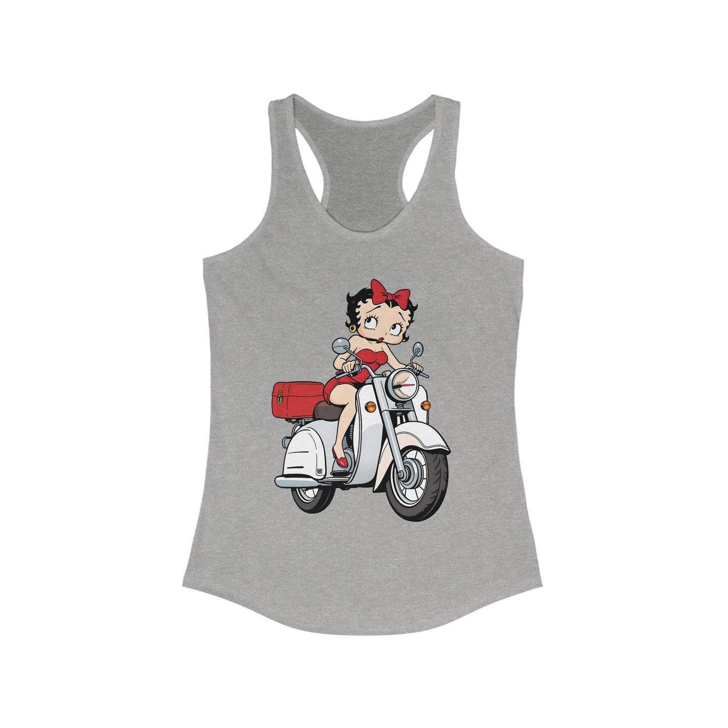 Retro Betty Boop Racerback Tank Top for Women