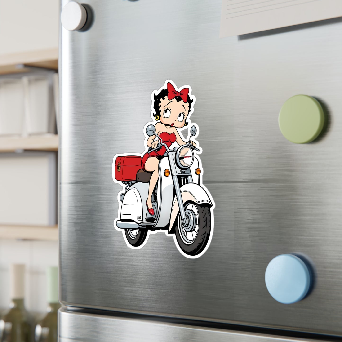 Betty Boop Scooter | Kiss-Cut Vinyl Decals