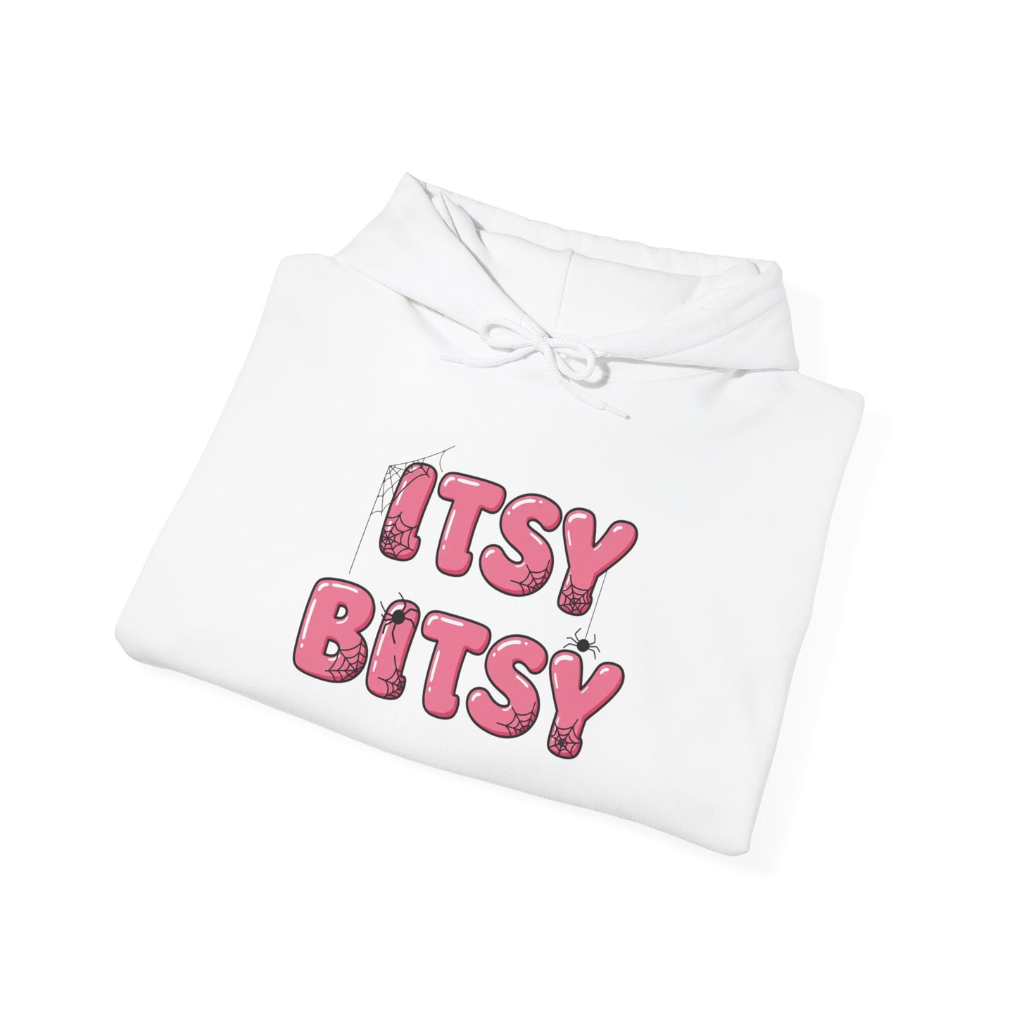 Itsy Bitsy Hoodie for Cozy Days, Perfect Gift for Friends, Cute Comfort Wear, Unique Statement Sweatshirt, Ideal for Spring Gatherings