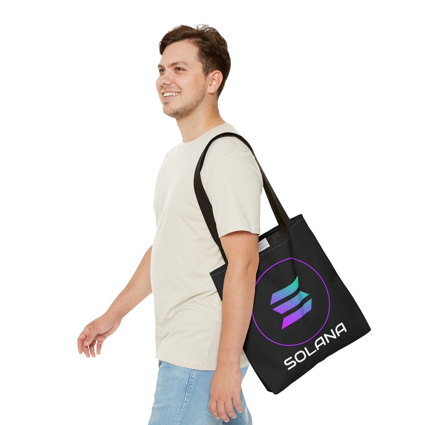 Solana Logo Tote Bag - Stylish & Practical Carryall for Crypto Enthusiasts