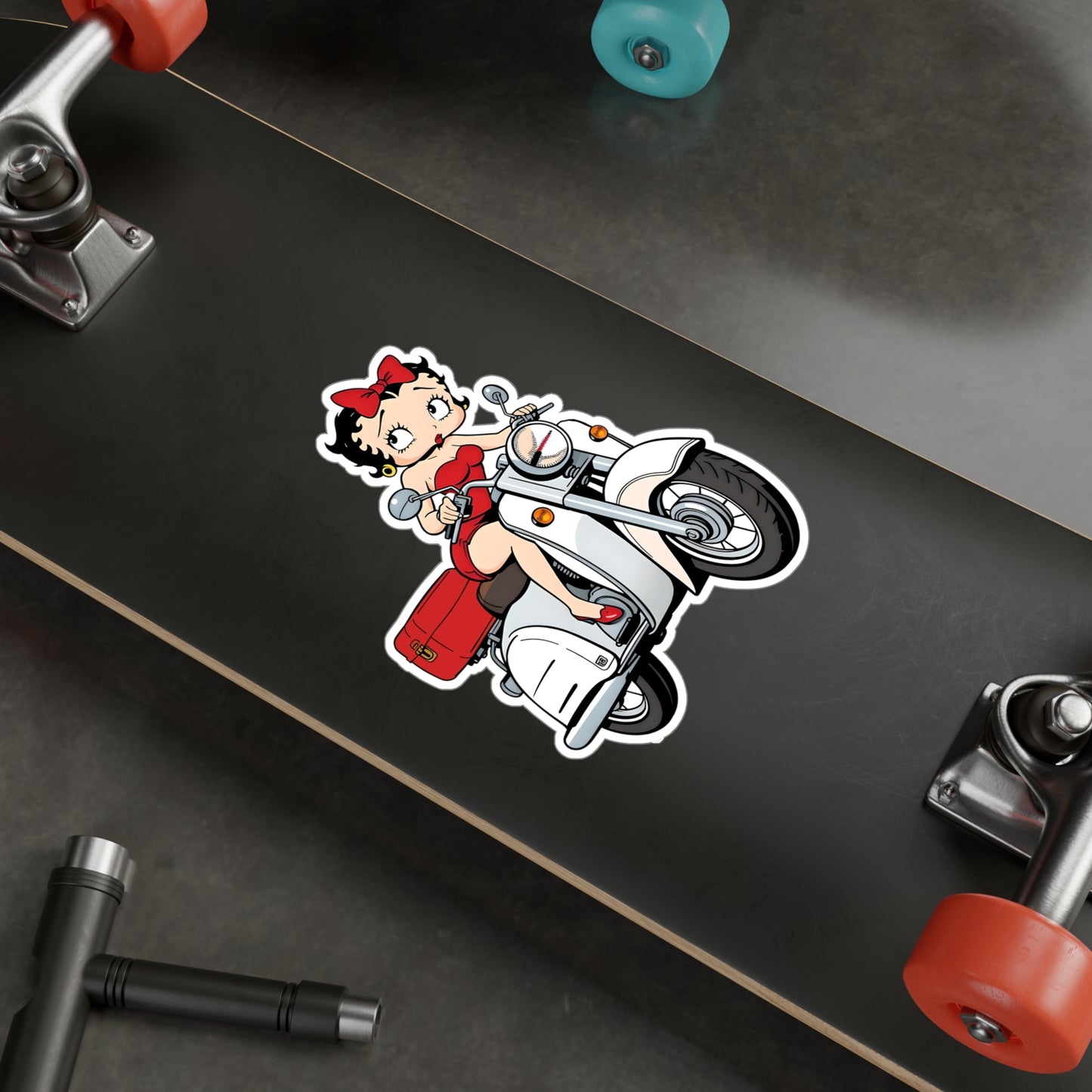 Betty Boop Scooter | Kiss-Cut Vinyl Decals