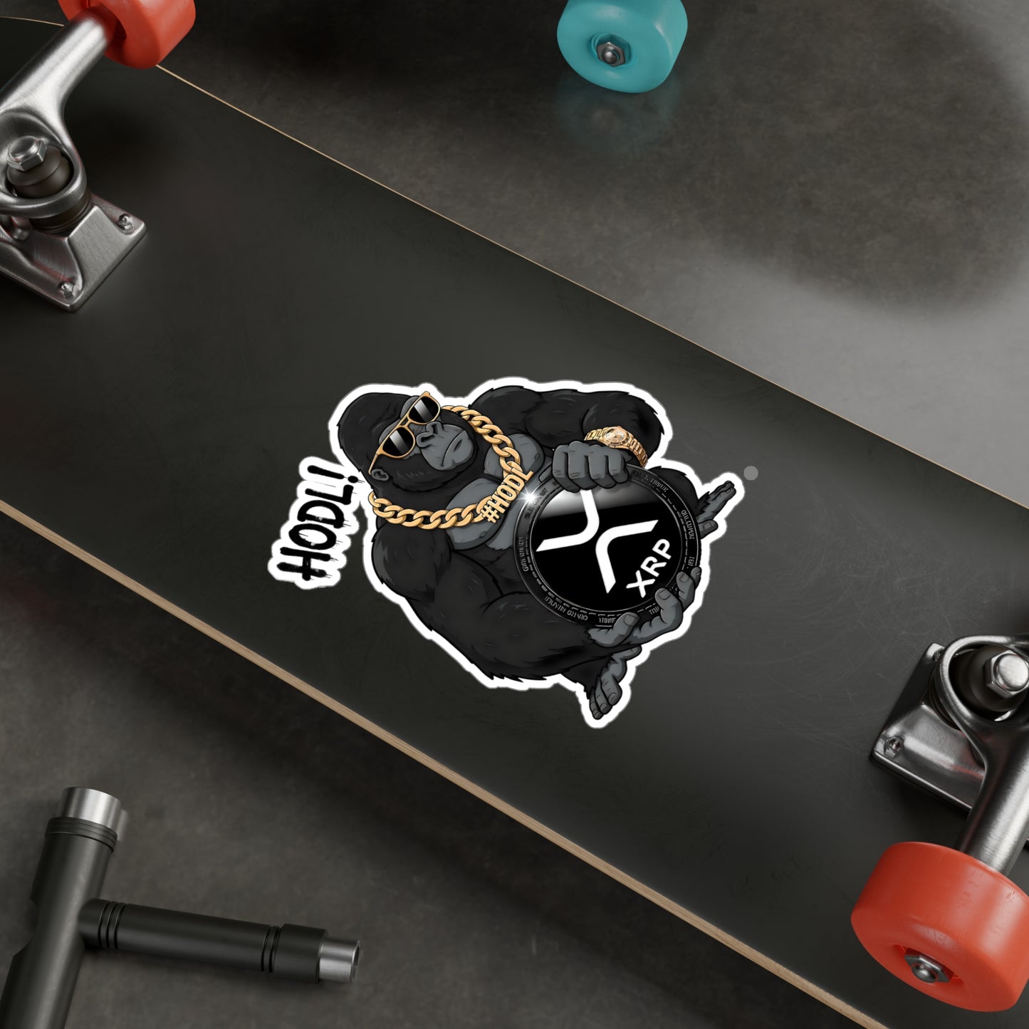 XRP Ape #HODL | Vinyl Stickers