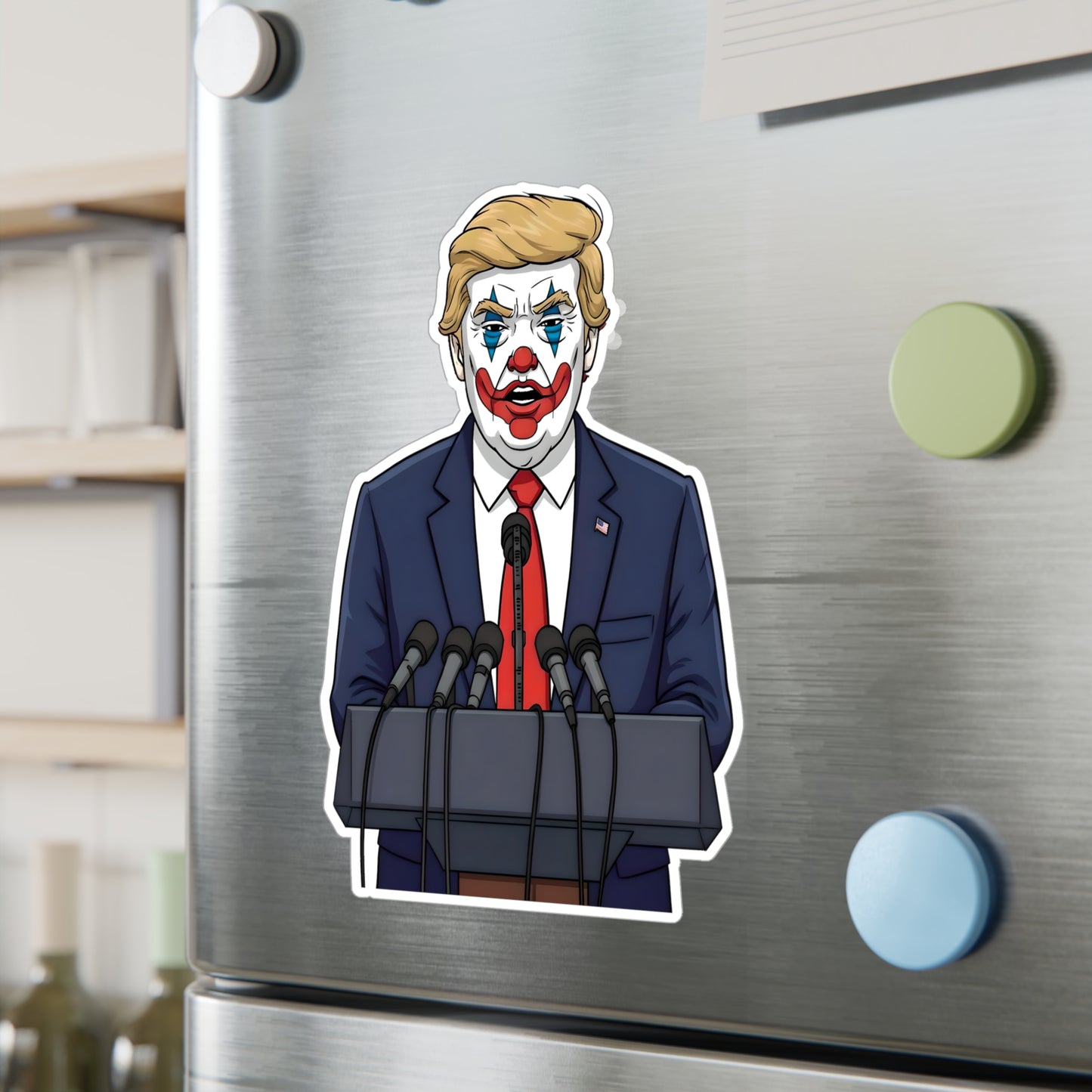 Trump Clown iv - Kiss-Cut Vinyl Decals