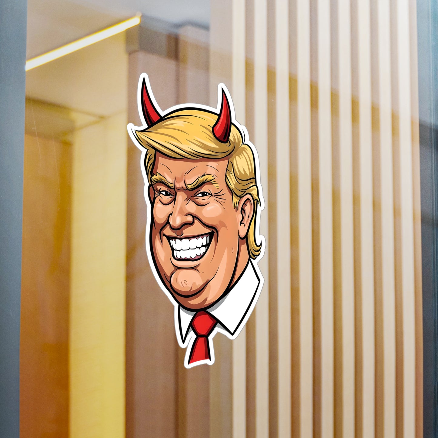 Devilish Kiss-Cut Vinyl Decals - Fun & Bold Stickers for Home Decor and Gifting