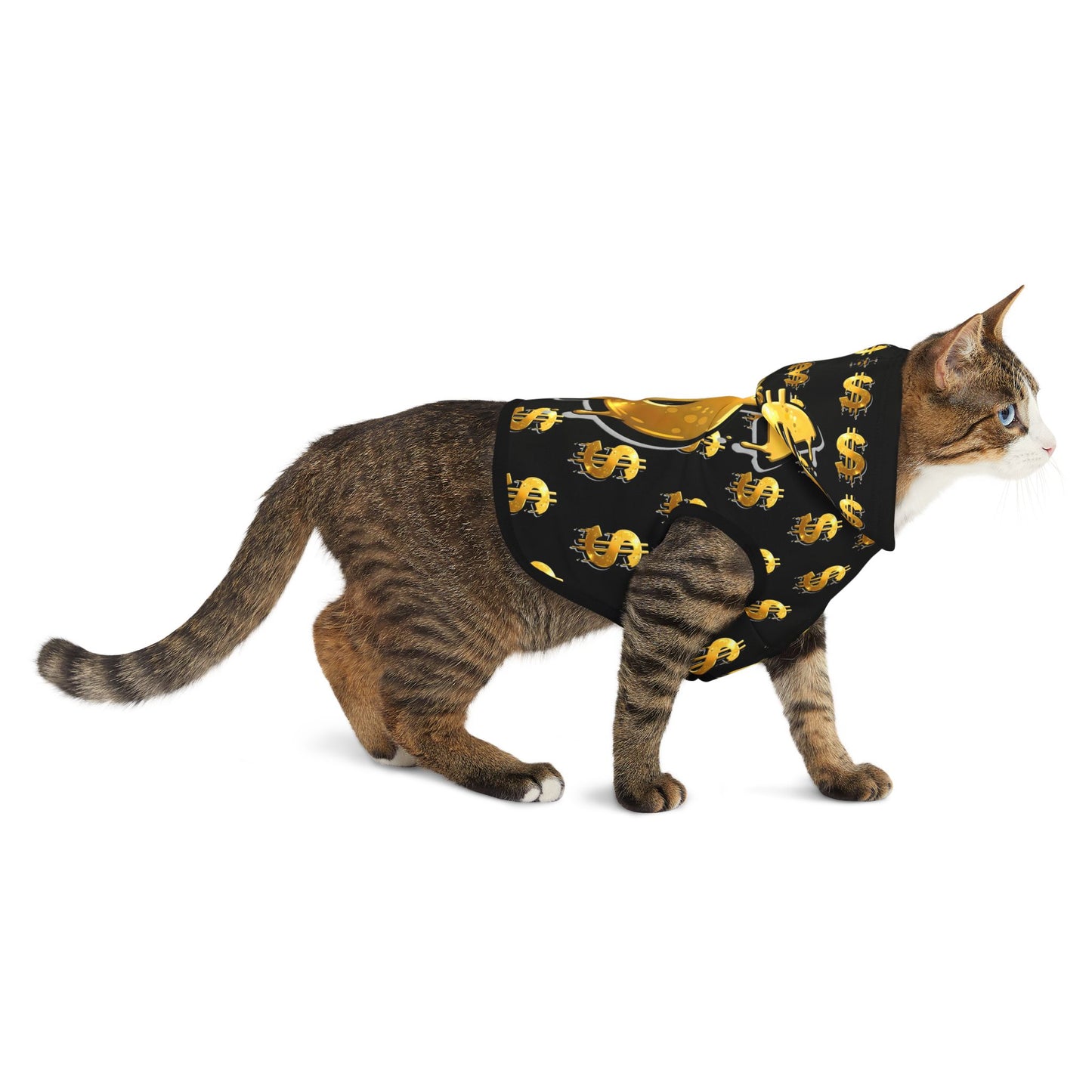 Gold Dollar Sign | Pet Hoodie