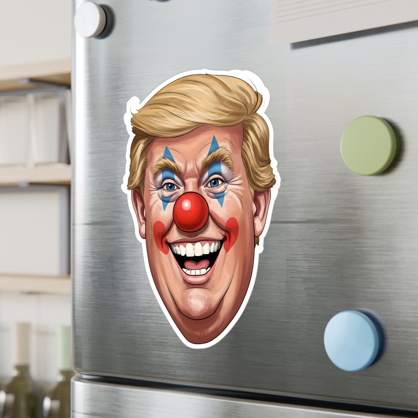 Anti Trump Clown Face - Kiss Cut Vinyl Decals
