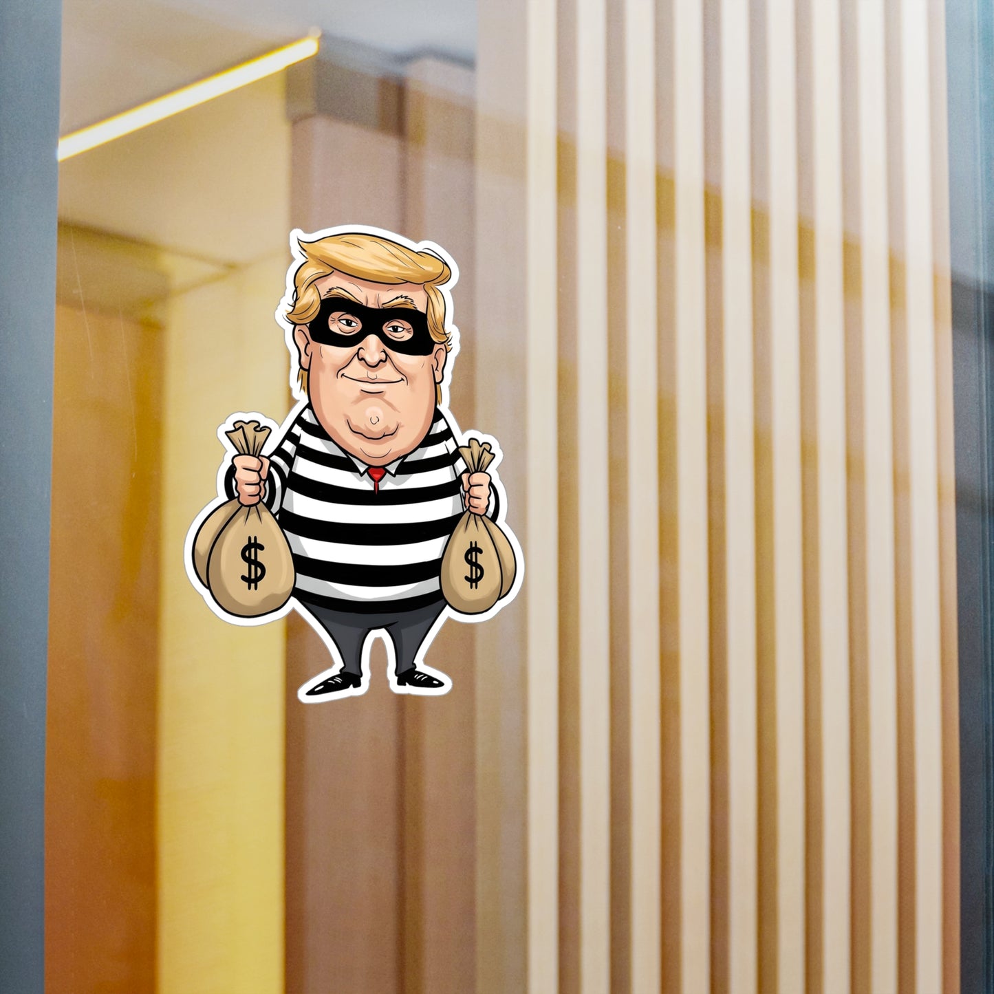 Felon Trump Crook Vinyl Decal - Anti Trump Sticker