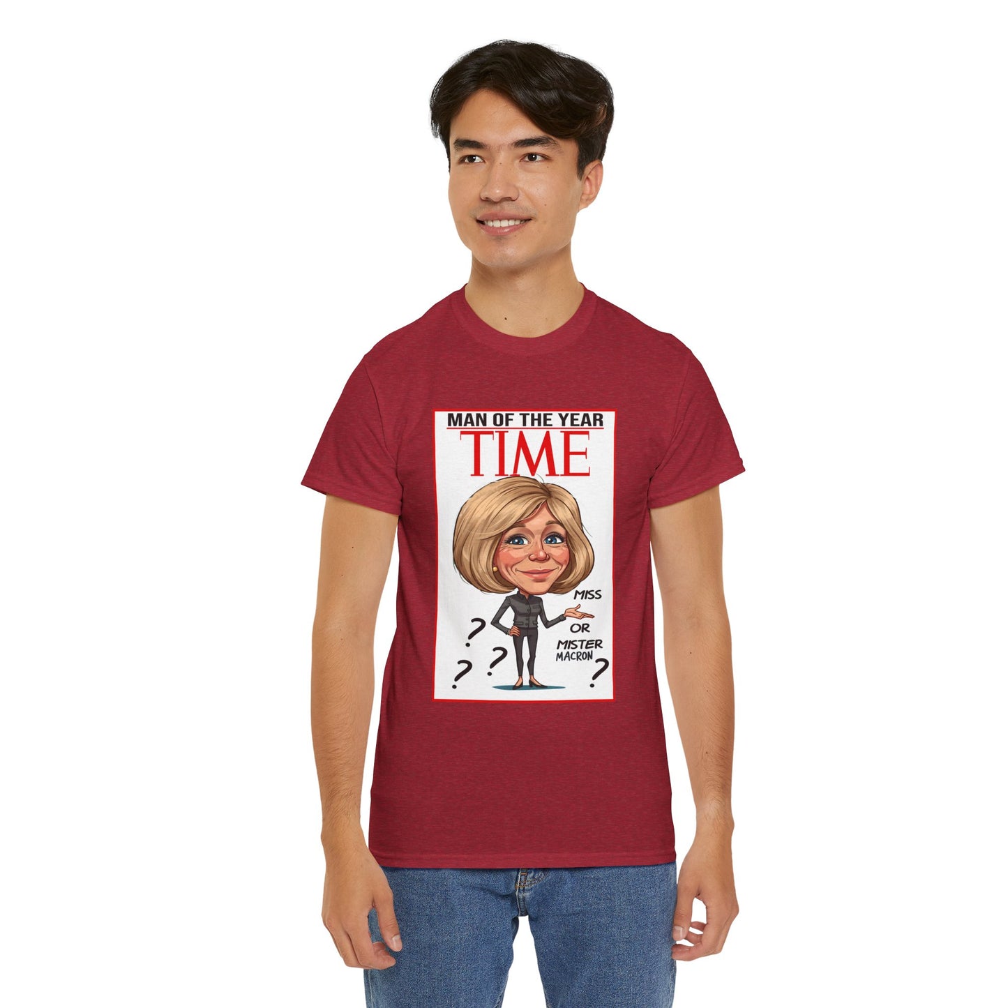 Macron | Man of the Year Parody T-Shirt