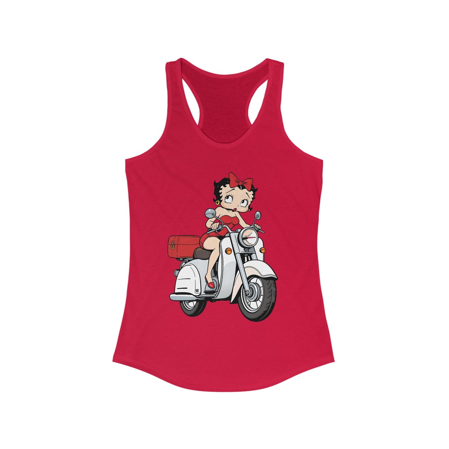 Retro Betty Boop Racerback Tank Top for Women