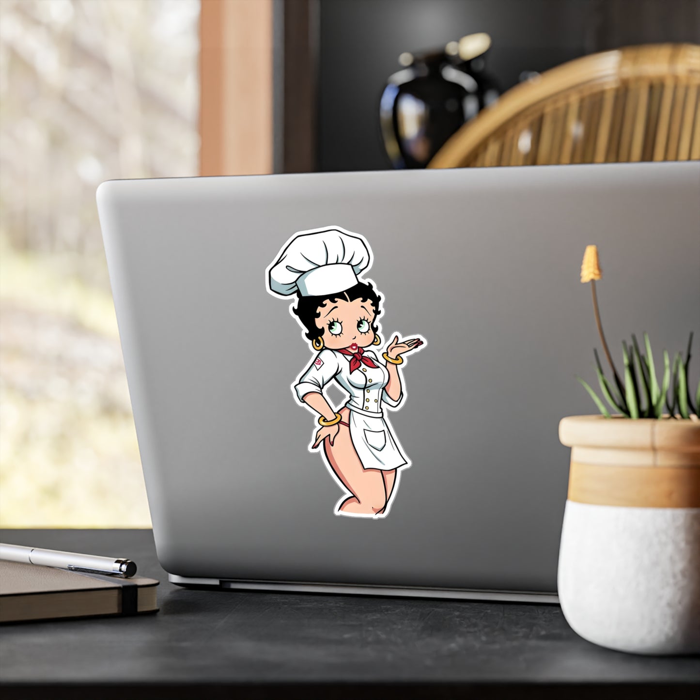 Betty Boop Chef Vinyl Decal Sticker