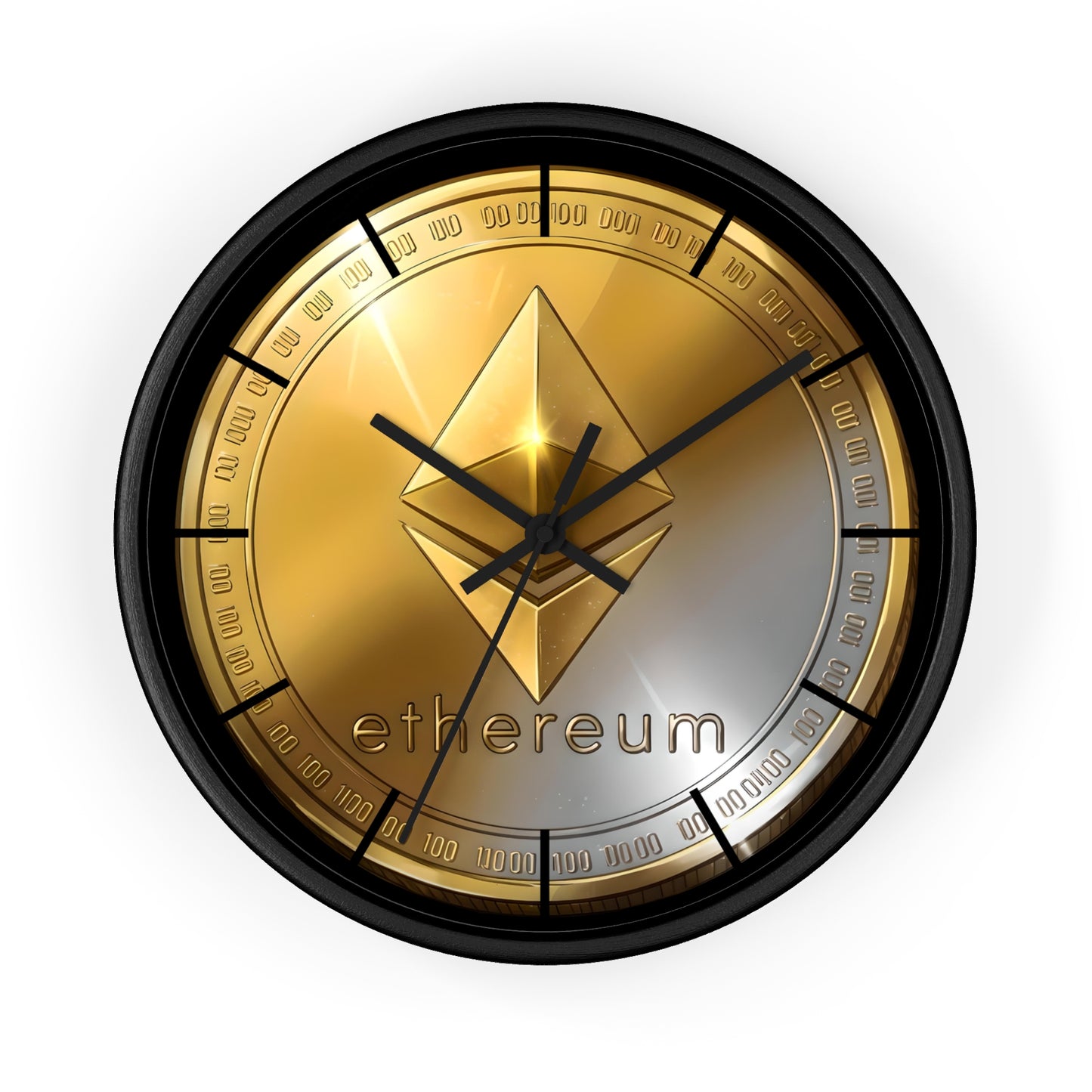 Ethereum Coin Wall Clock