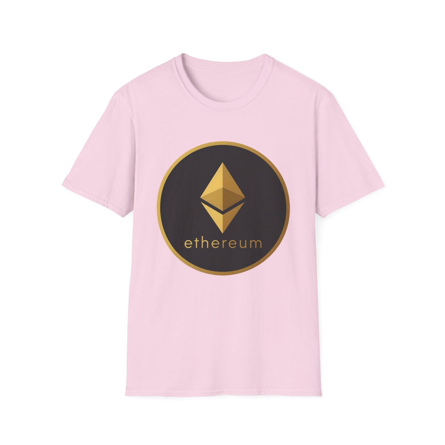 Ethereum Logo Unisex Softstyle T-Shirt - Perfect for Crypto Enthusiasts
