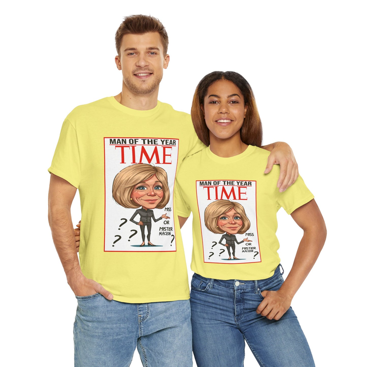 Macron | Man of the Year Parody T-Shirt