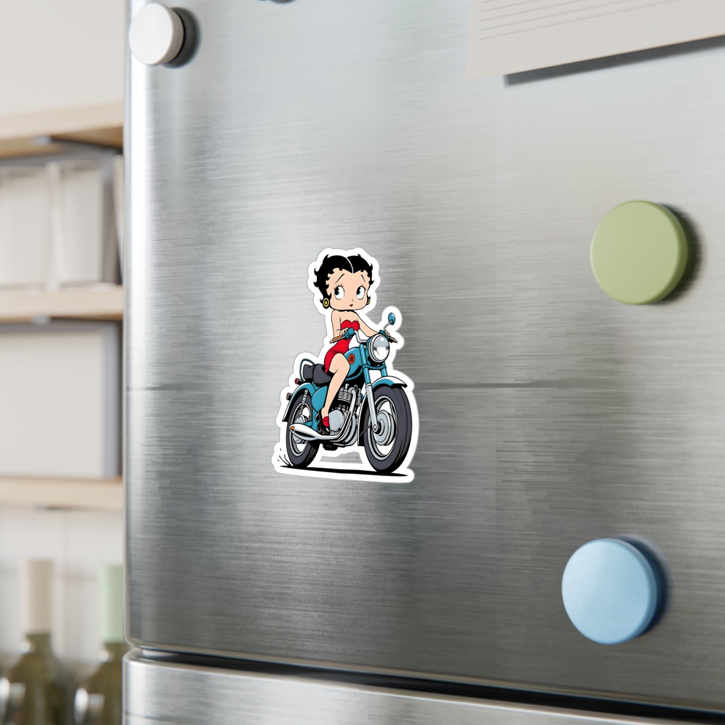 Betty Boop Motor Bike | Kiss-Cut Vinyl Decals
