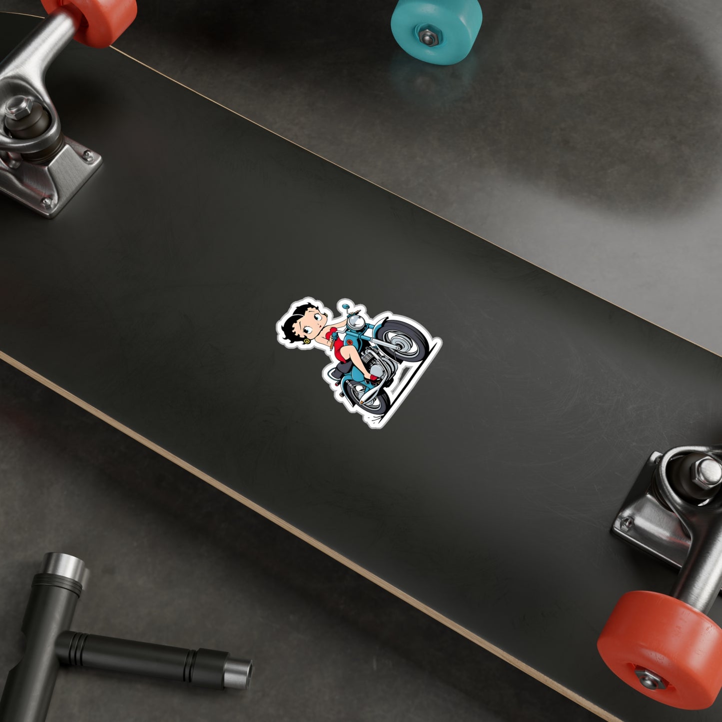 Betty Boop Motor Bike | Kiss-Cut Vinyl Decals