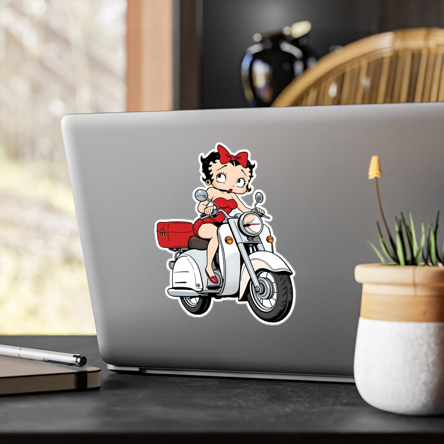 Betty Boop Scooter | Kiss-Cut Vinyl Decals