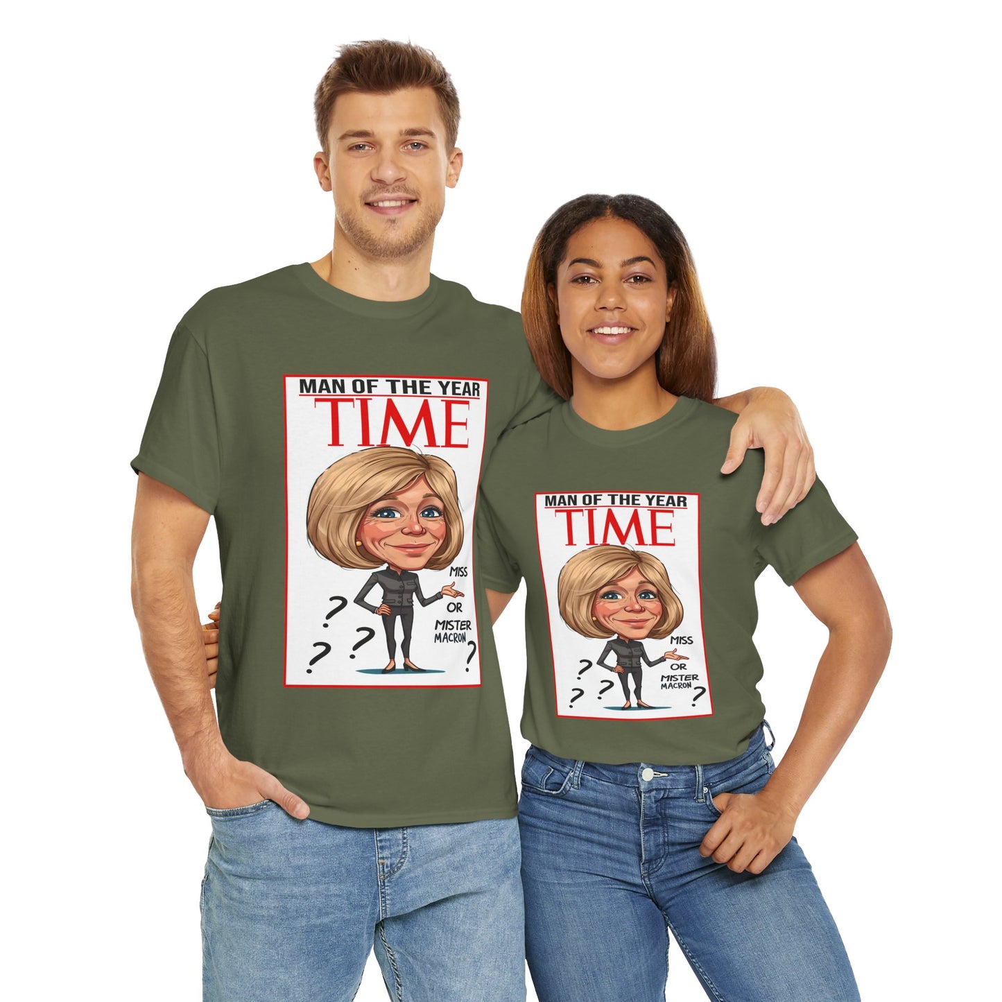 Macron | Man of the Year Parody T-Shirt