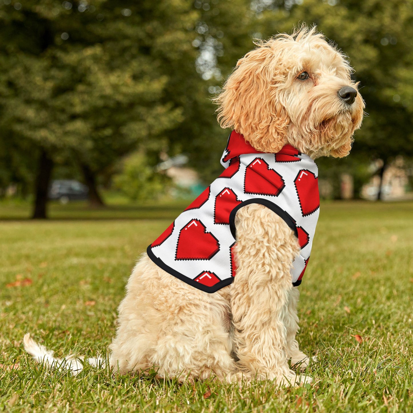 Mine Heart Pet Hoodie - Dog Fashion, Pet Gift, Stylish Petwear, Warm Cozy Apparel
