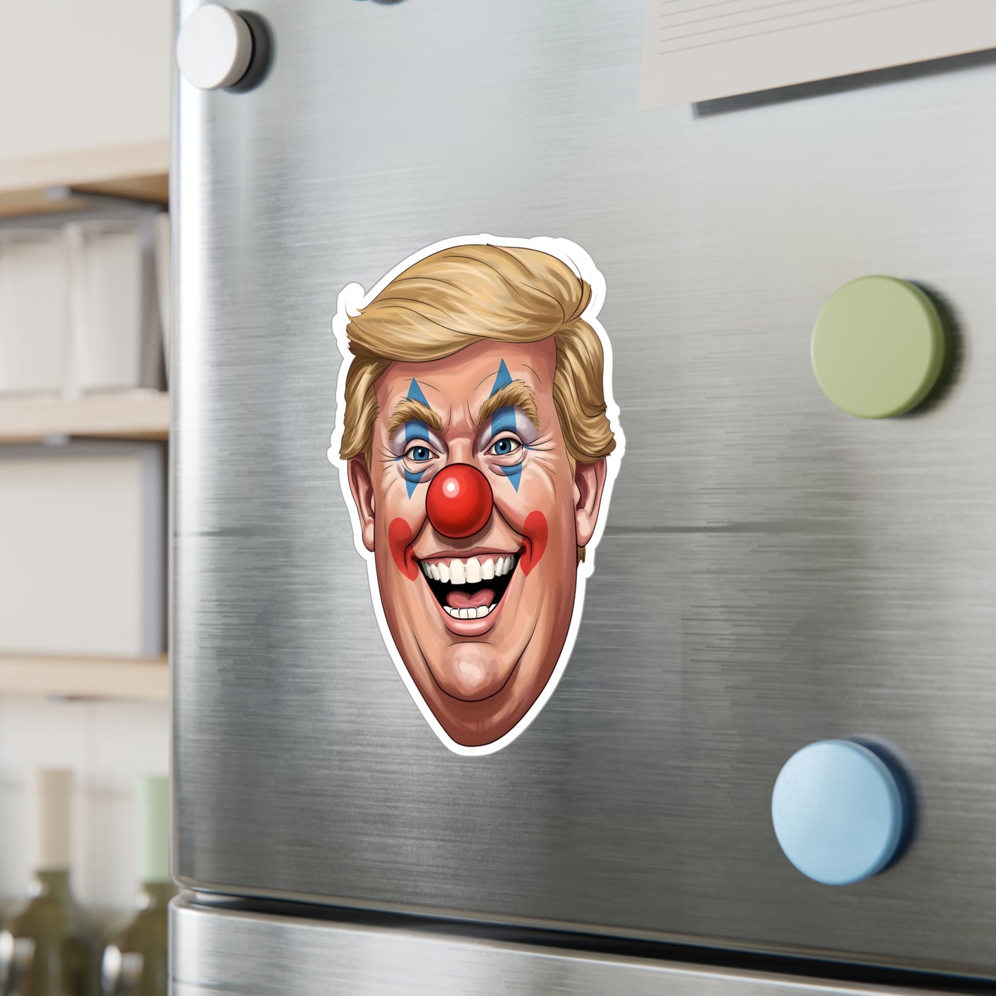 Anti Trump Clown Face - Kiss Cut Vinyl Decals