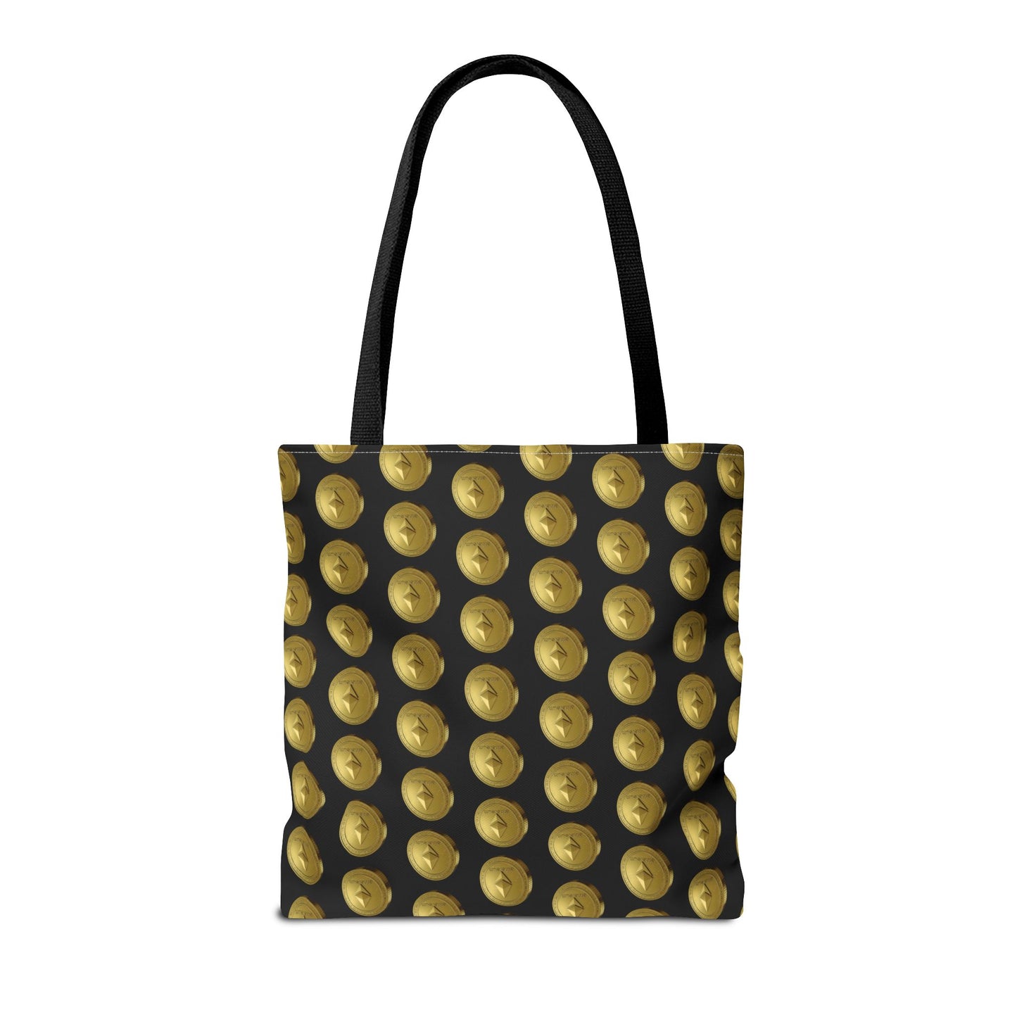 Ethereum Crypto Coin Pattern Tote Bag | Perfect for Gifts, Shopping, Beach Days, or Events