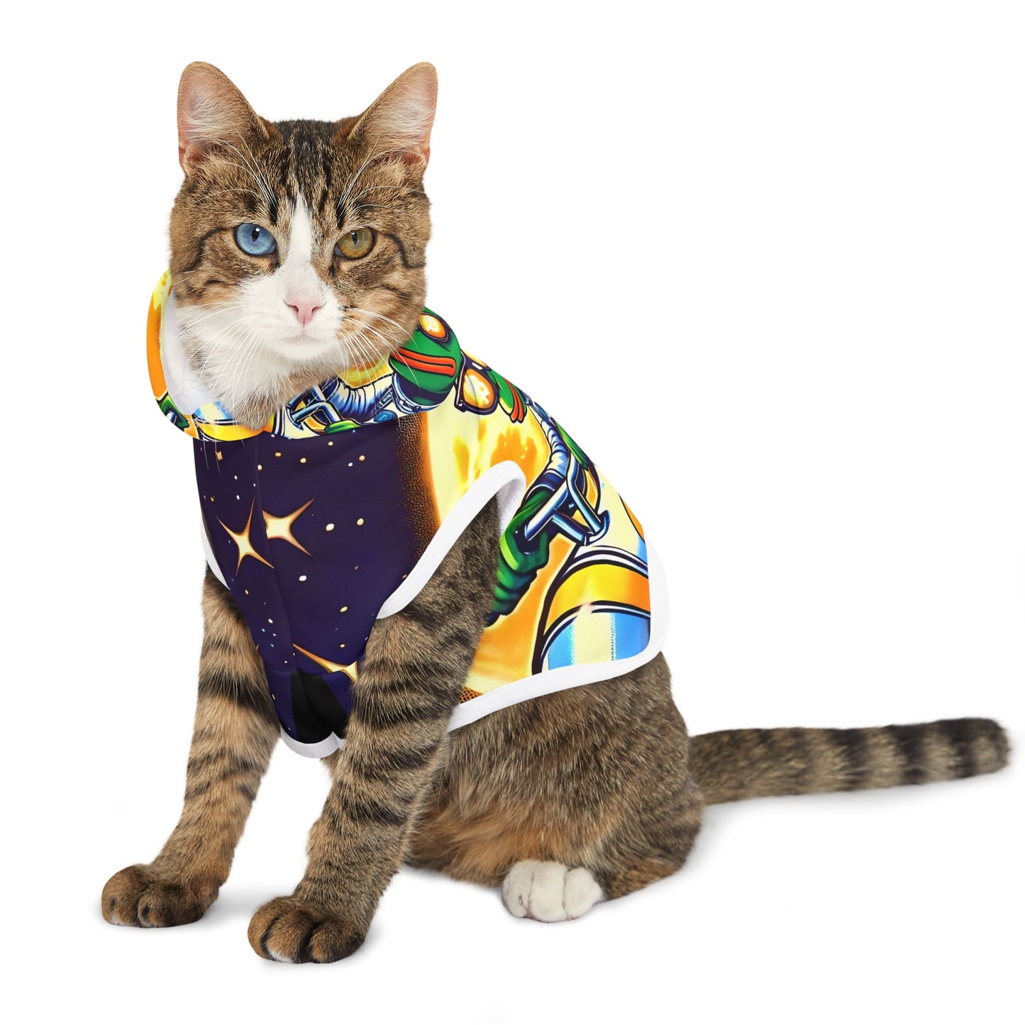 Pepe to the Moon | Pet Hoodie