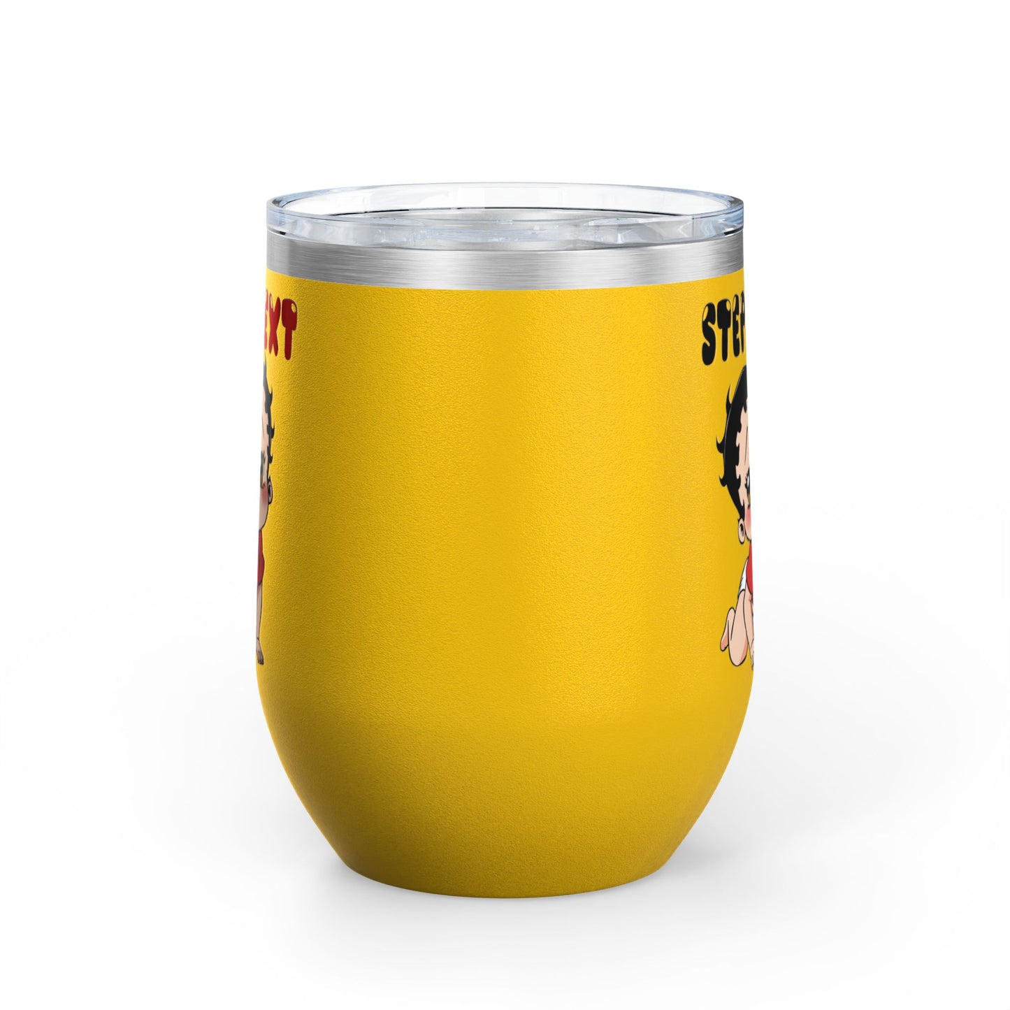 Personalized Baby Boop - Wine Tumbler - Custom Text 12oz