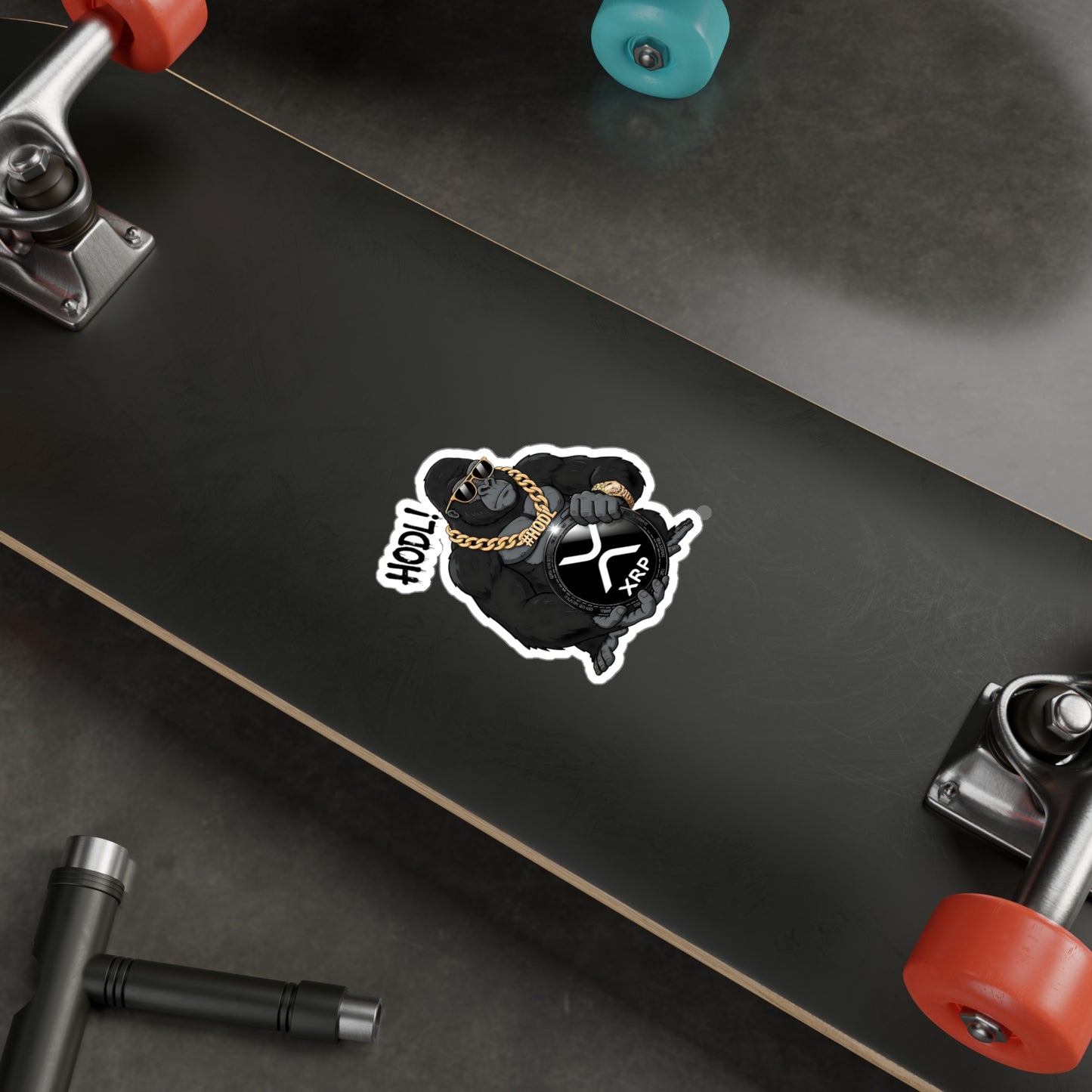 XRP Ape #HODL | Vinyl Stickers