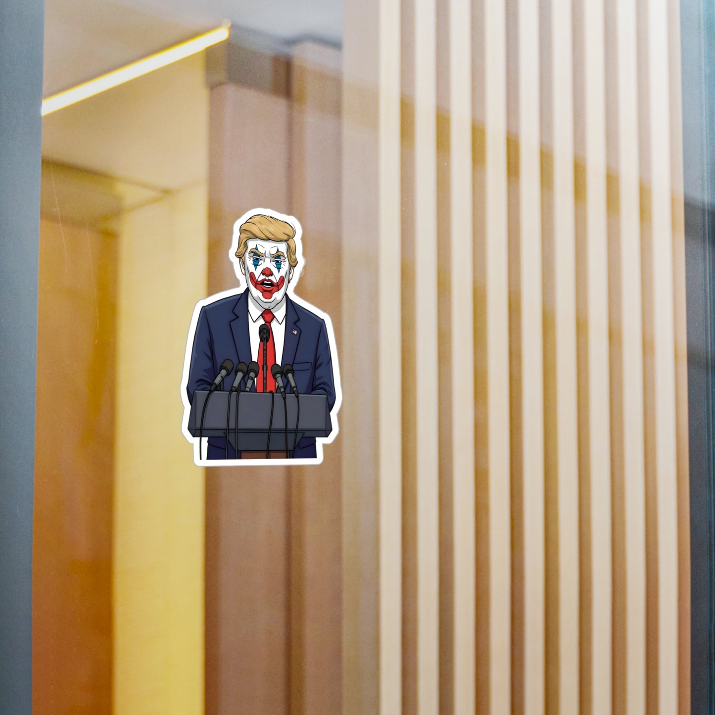 Trump Clown iv - Kiss-Cut Vinyl Decals