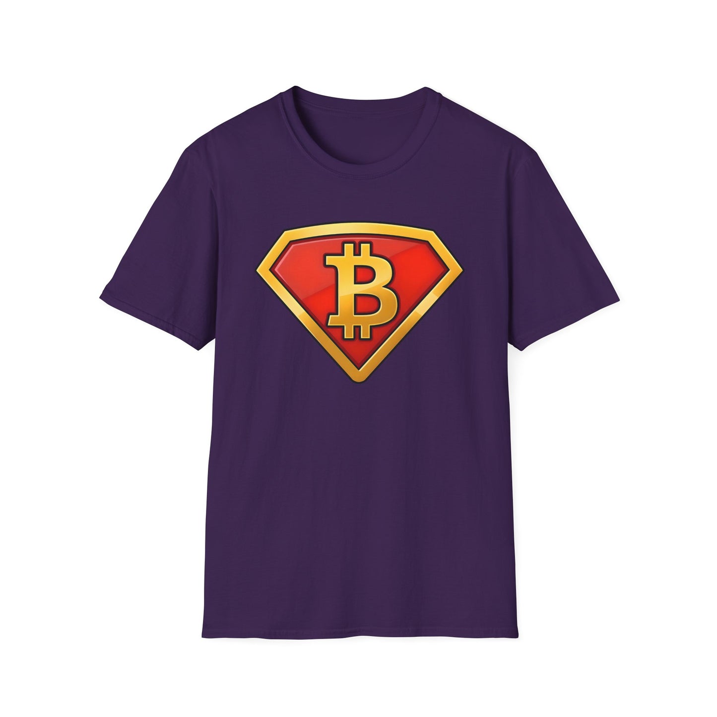 Super Bitcoin Hero Unisex T-Shirt - Cryptocurrency Lover Tee