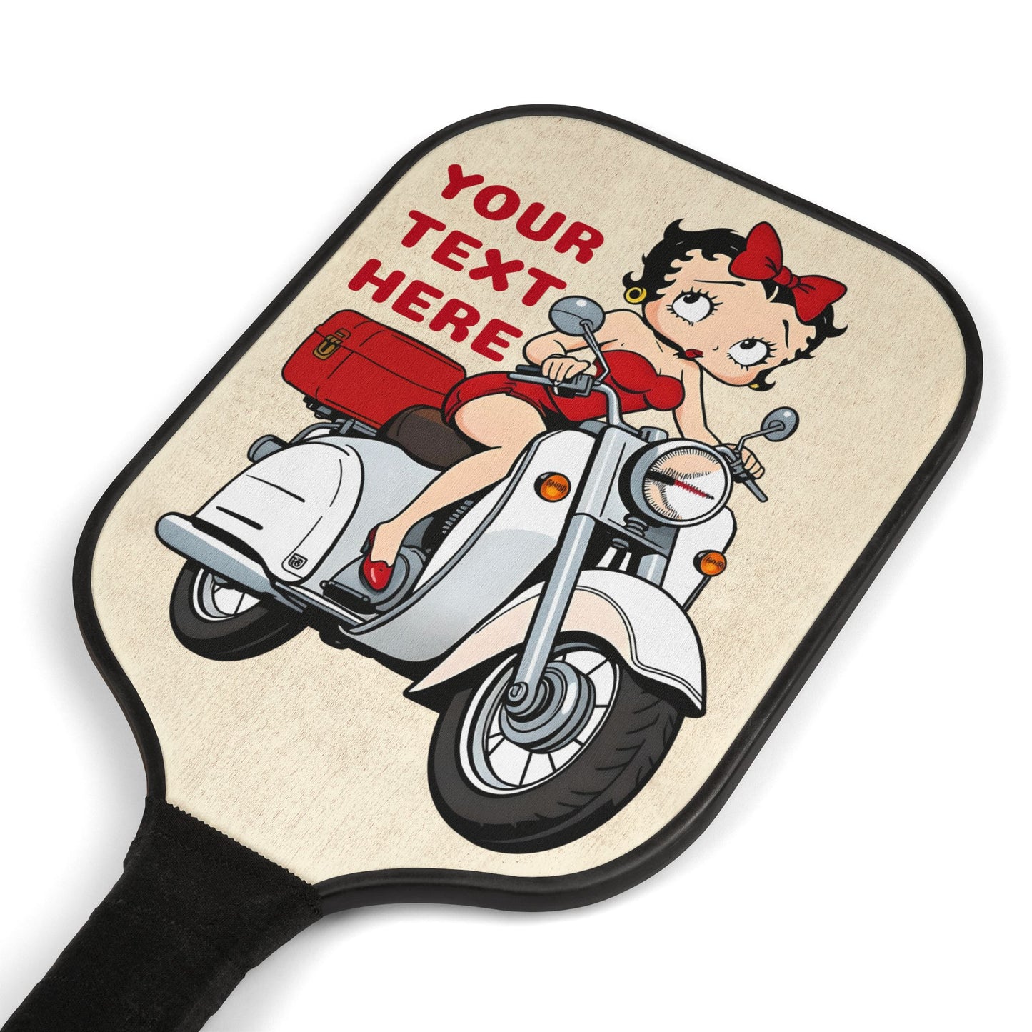Custom Betty On Scooter | Pickleball Set