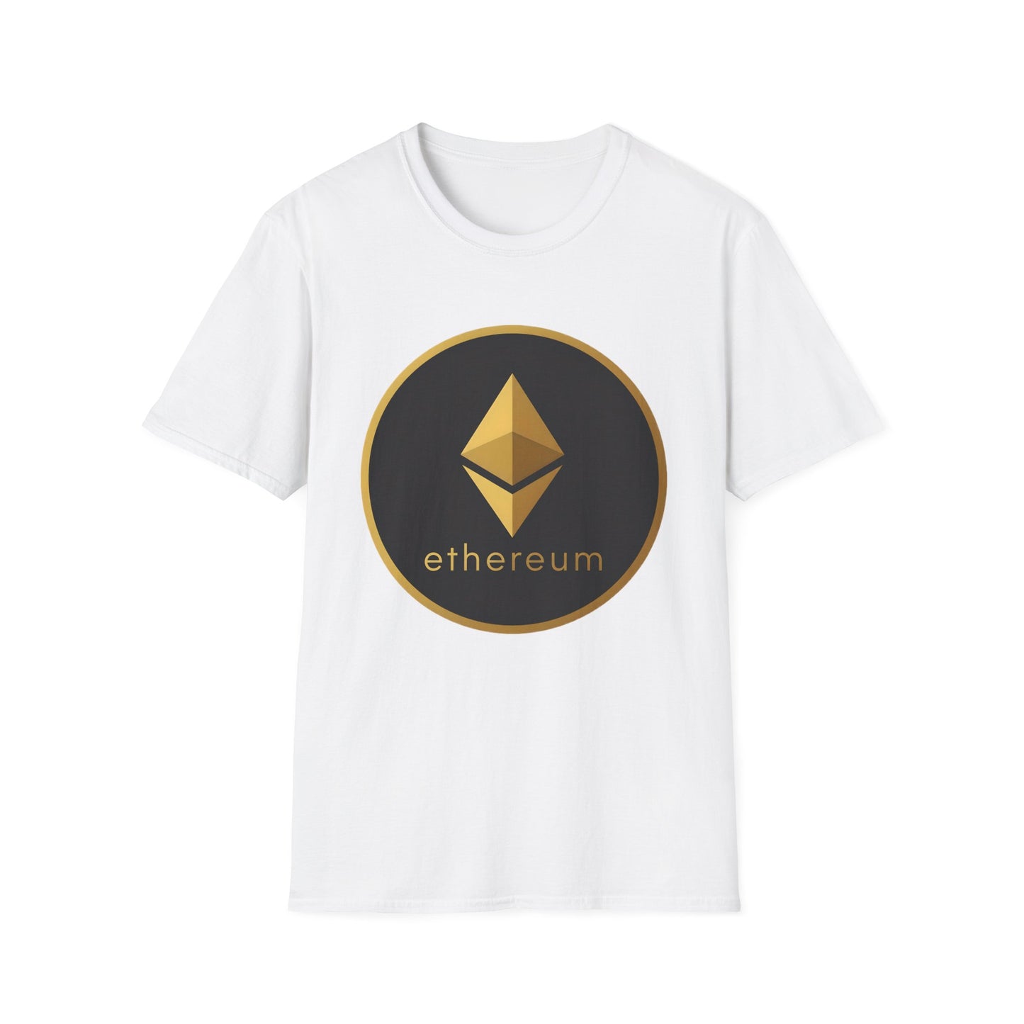 Ethereum Logo Unisex Softstyle T-Shirt - Perfect for Crypto Enthusiasts