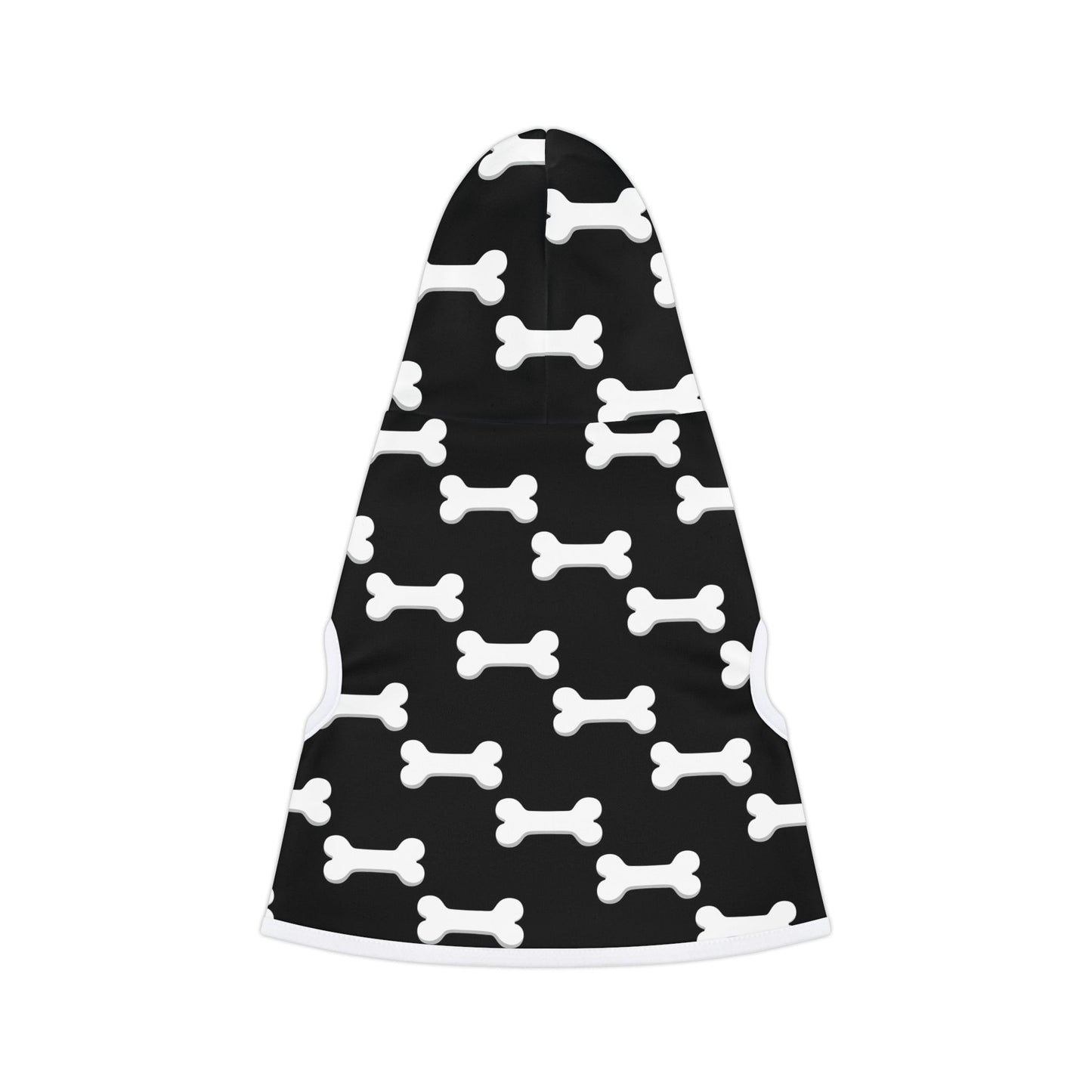 Cute Pet Hoodie with Bone Design, Perfect for Dog Lovers, Cats, Pet Apparel, Cozy Pet Wear