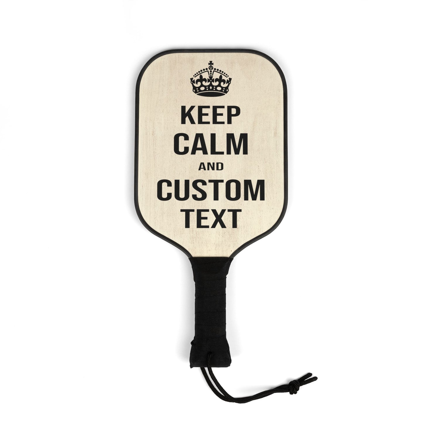 Keep Calm Custom Text | Pickleball Set