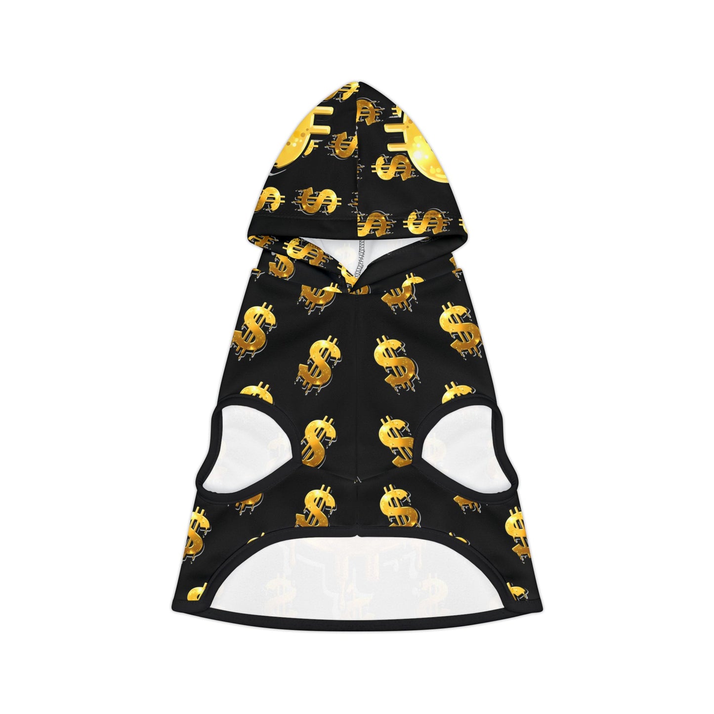Gold Dollar Sign | Pet Hoodie