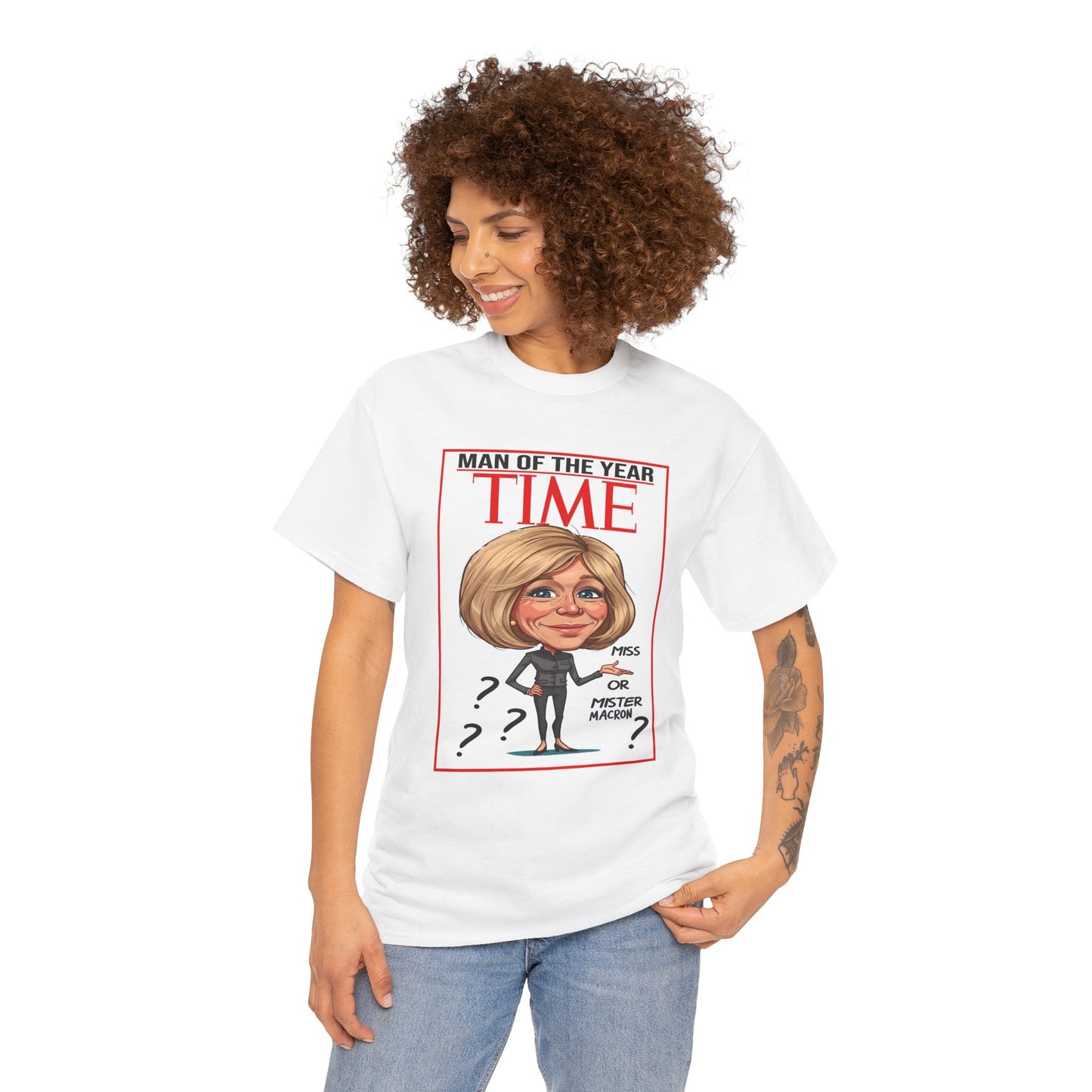 Macron | Man of the Year Parody T-Shirt