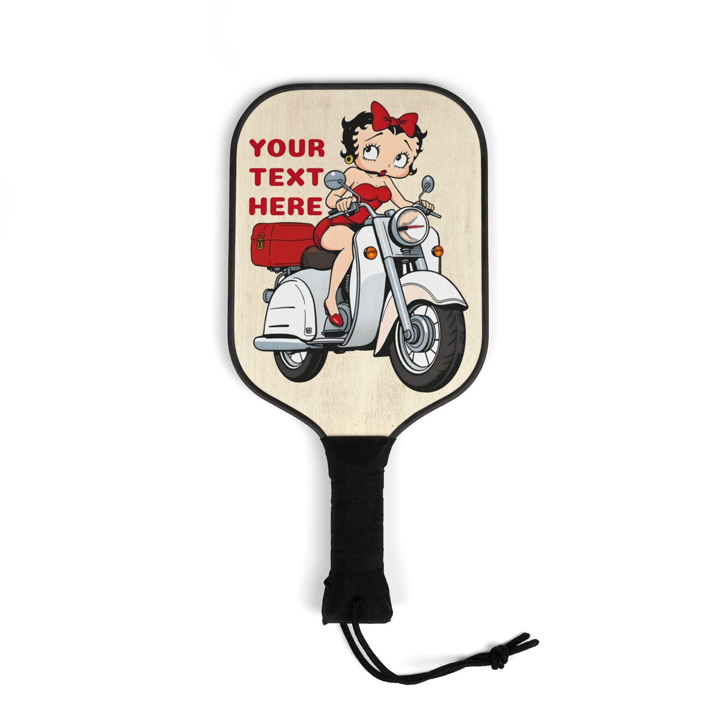 Custom Betty On Scooter | Pickleball Set