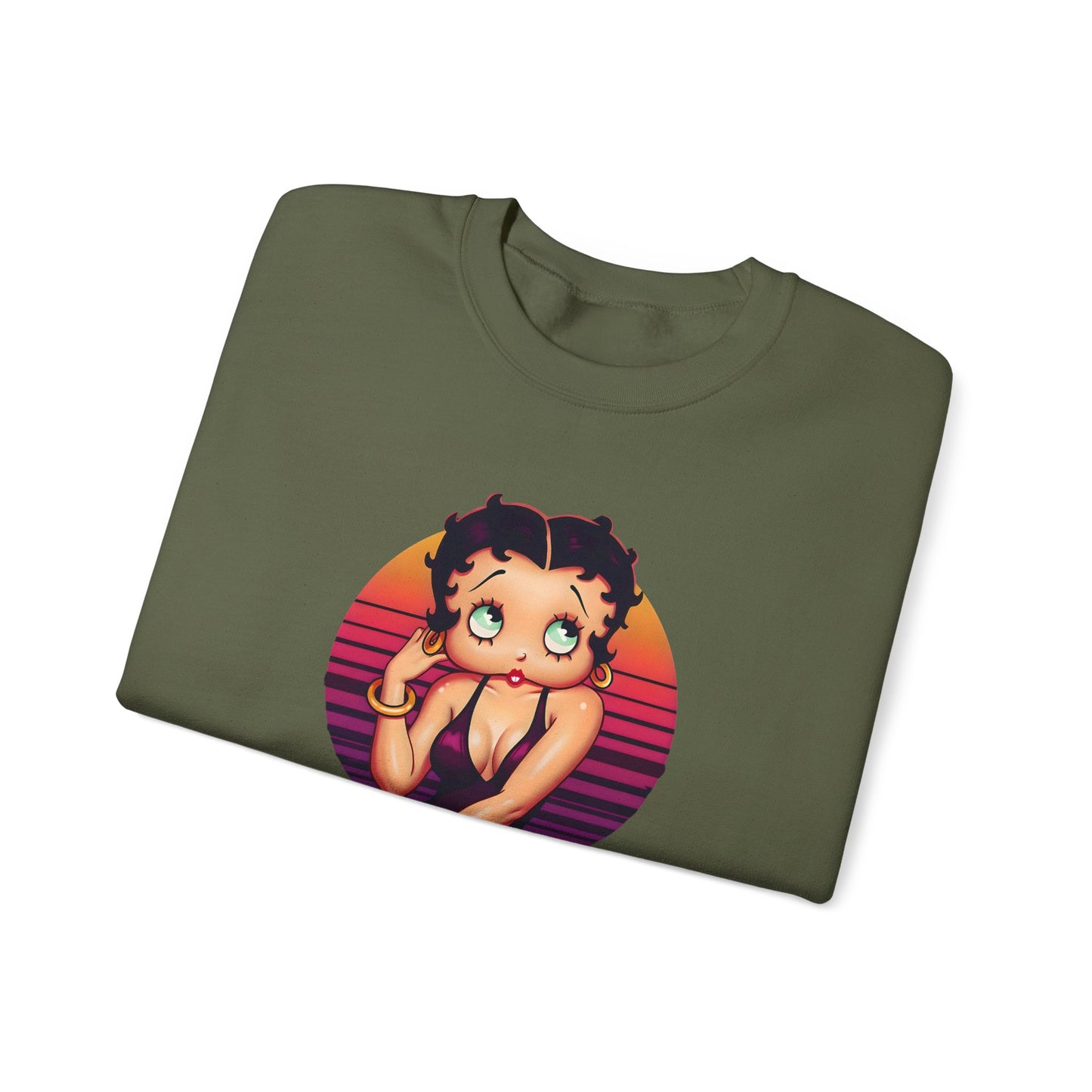 Betty Boop-Inspired Vintage Sweatshirt