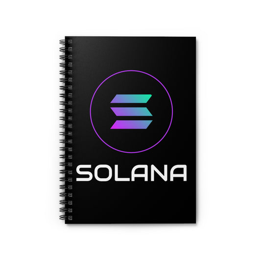 Solana Spiral Notebook - Stylish Ruled Lines for Creatives