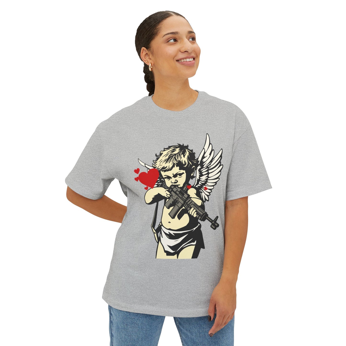 Cupids Bullet Remake | Unisex Oversized Boxy Tee