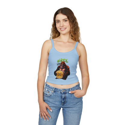 XRP #HODL Ape Crypto - Women's Strap Tank Top