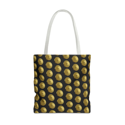 Ethereum Crypto Coin Pattern Tote Bag | Perfect for Gifts, Shopping, Beach Days, or Events
