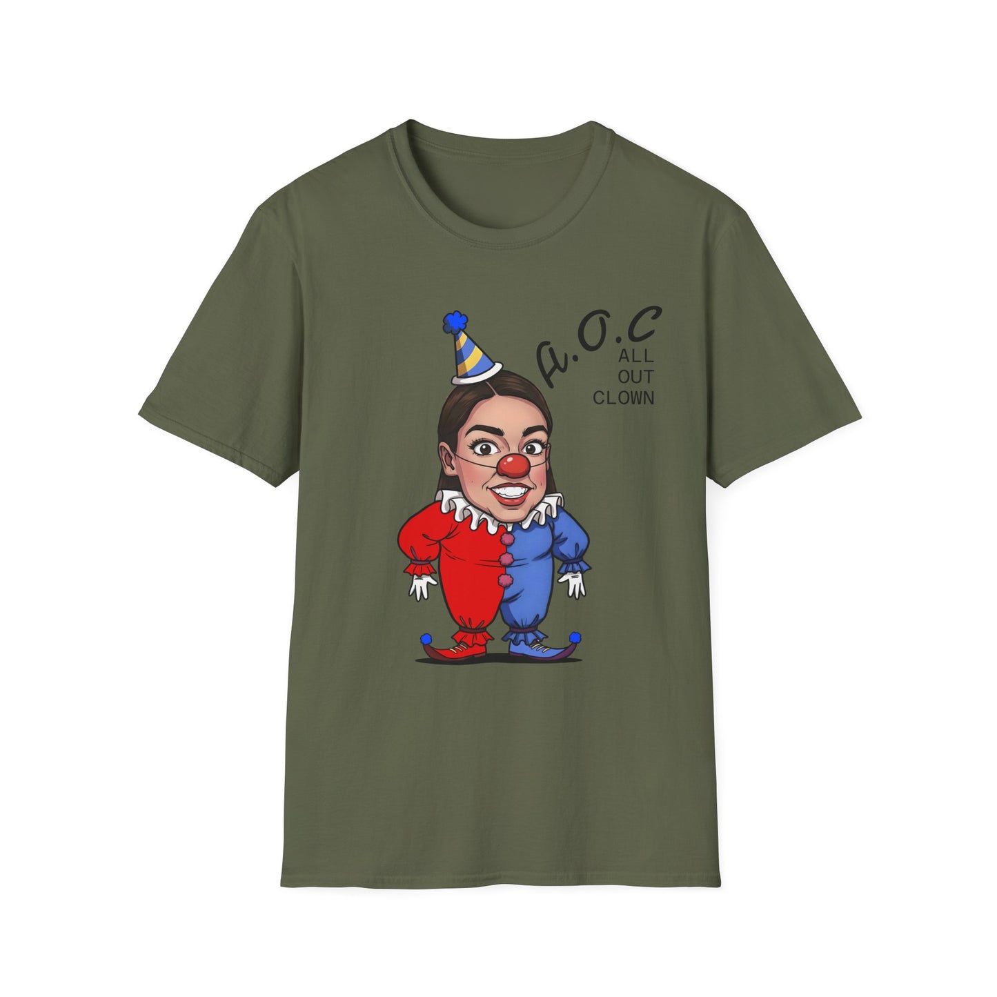 A.O.C. All Out Clown - Unisex Softstyle T-Shirt