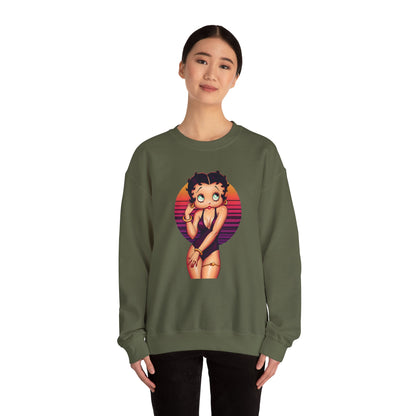 Betty Boop-Inspired Vintage Sweatshirt