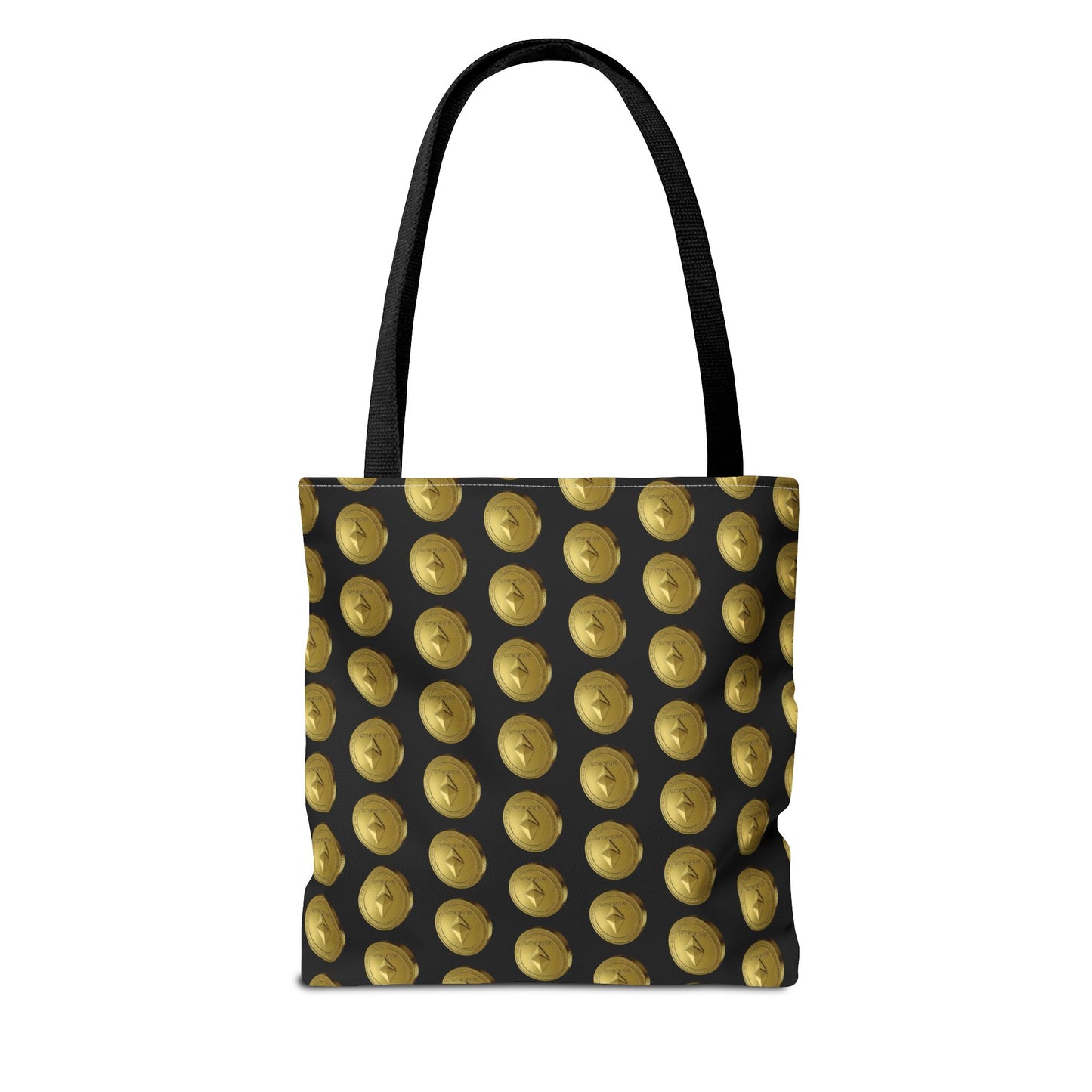 Ethereum Crypto Coin Pattern Tote Bag | Perfect for Gifts, Shopping, Beach Days, or Events