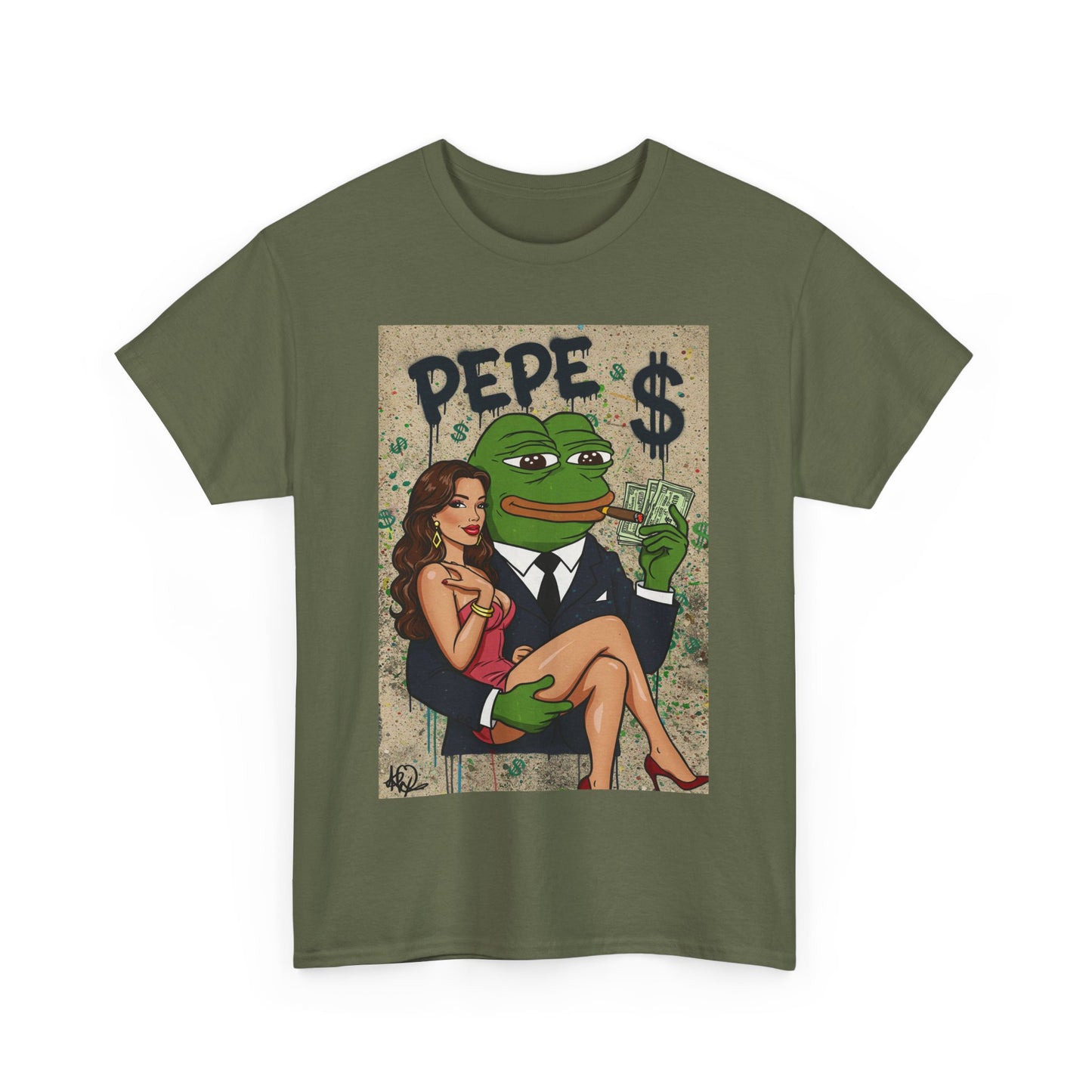 PEPE Rich - Crypto Unisex Heavy Cotton Tee