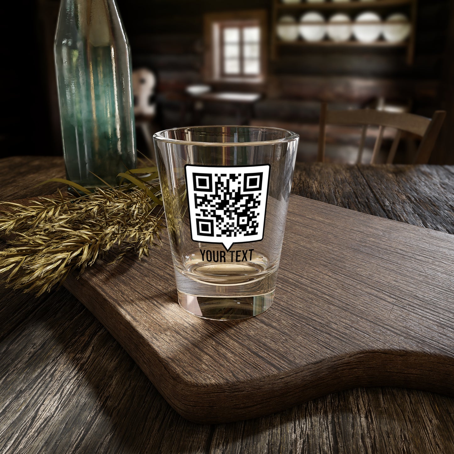 Custom QR Code | Shot Glass, 1.5oz