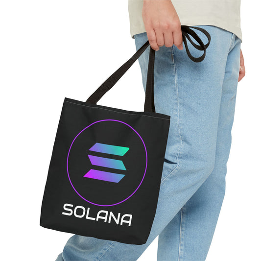 Solana Logo Tote Bag - Stylish & Practical Carryall for Crypto Enthusiasts