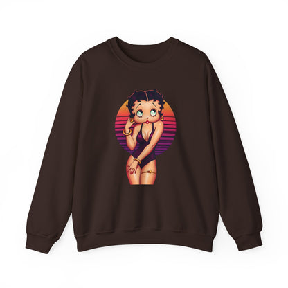 Betty Boop-Inspired Vintage Sweatshirt