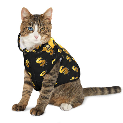 Gold Dollar Sign | Pet Hoodie